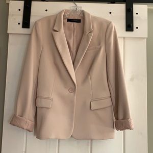 The Limited 1-Button Pale Pink Blazer